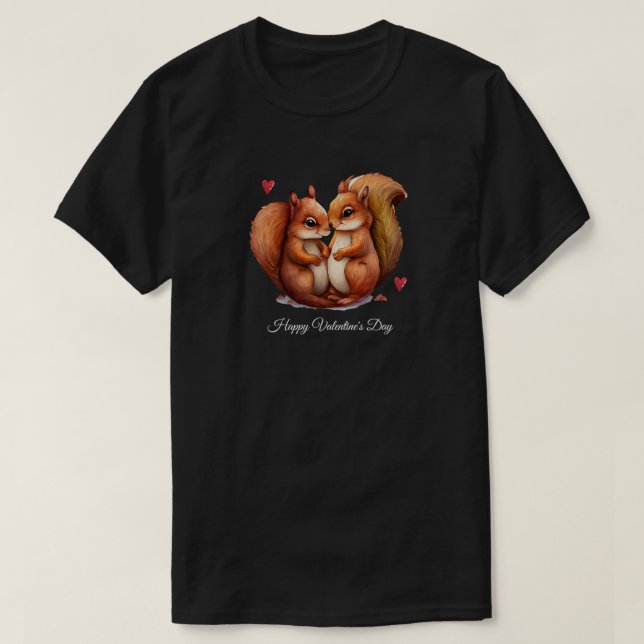 Happy Valentine's Day T - Shirt (Design vorne)