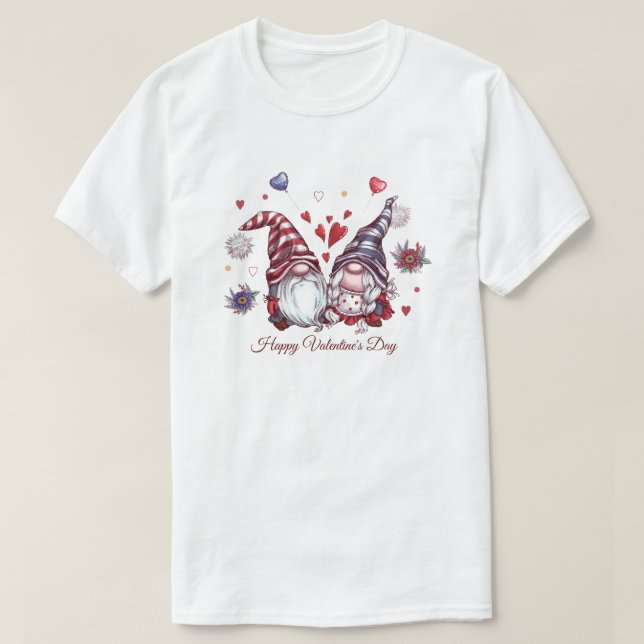 Happy Valentine's Day T - Shirt (Design vorne)