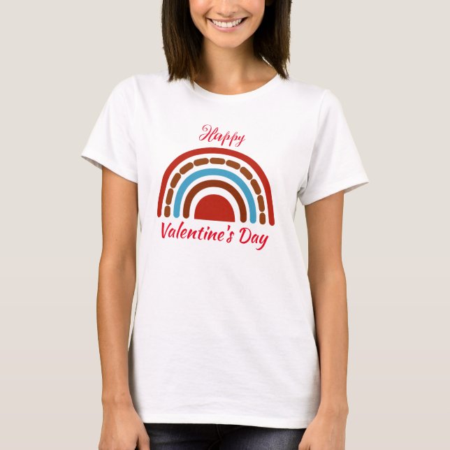Happy Valentine's Day T-Shirt (Vorderseite)