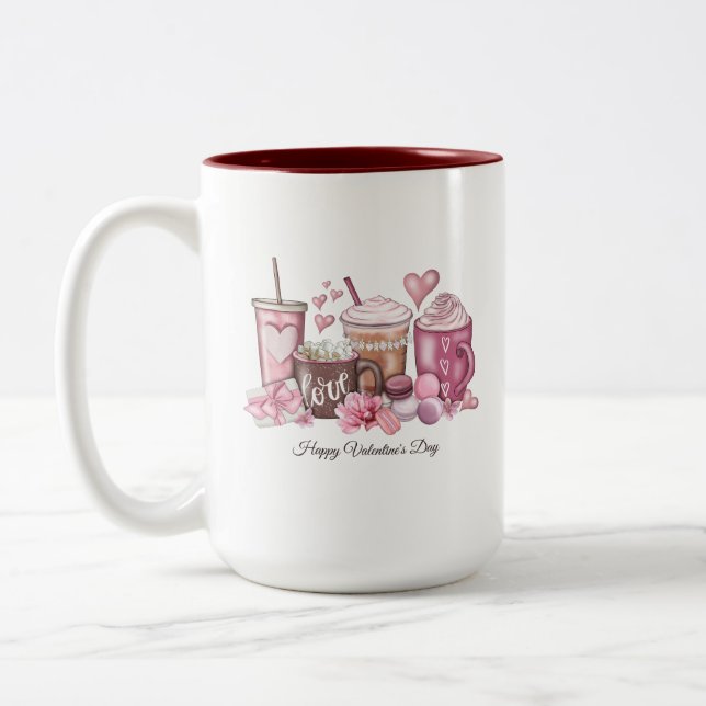 Happy Valentine's Day Tasse (Links)