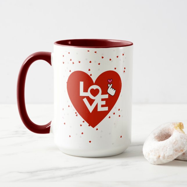 Happy Valentine's Day Tasse (Mit Donut)