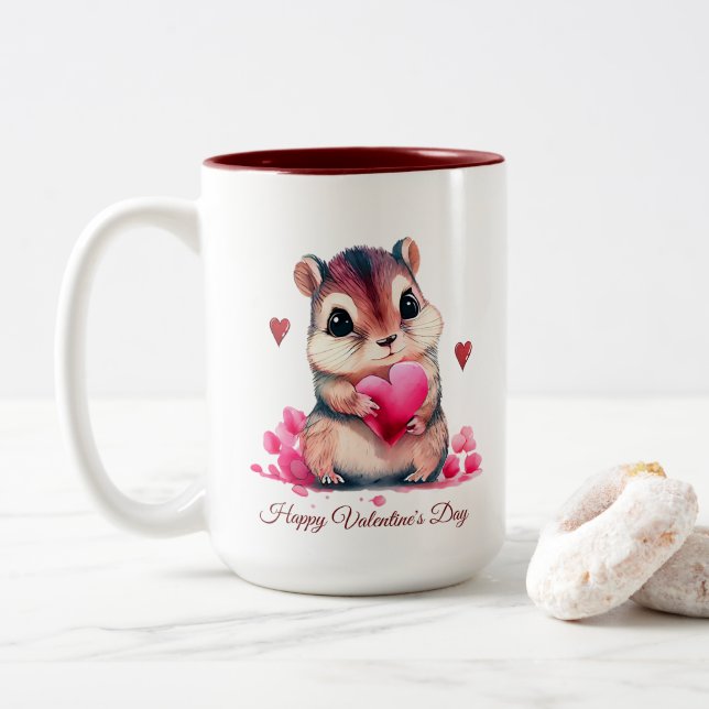 Happy Valentine's Day Tasse (Mit Donut)