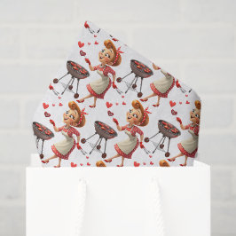 Happy Valentine's Day Tissue Paper Cooking Hearts Seidenpapier