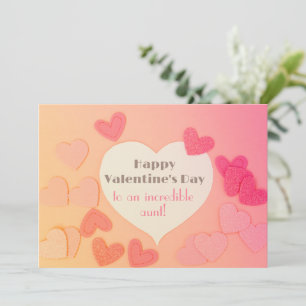 Happy Valentines Day to My Tante Feiertagskarte