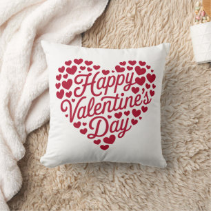 Happy Valentines Day Valentine Liebe Herz Kissen