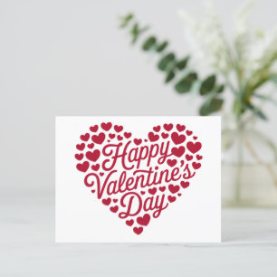 Happy Valentines Day Valentine Liebe Herz Postkarte