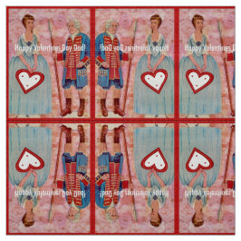 Happy Valentines Day Vater Stoff