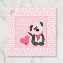Happy Valentines Day Welppy Hearts Pink