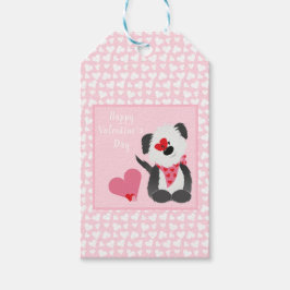 Happy Valentines Day Welppy Hearts Pink Geschenkanhänger
