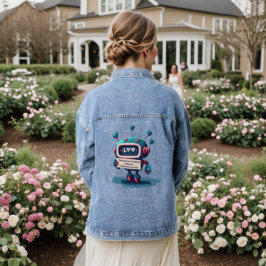 Happy Valentine's - Ich mag Ihre Niedliche Robot-N Jeansjacke