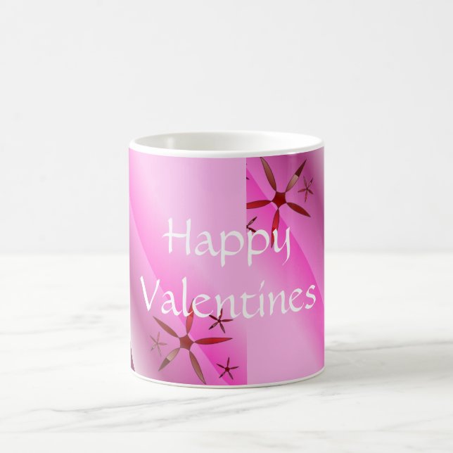Happy Valentines Kaffeetasse (Mittel)