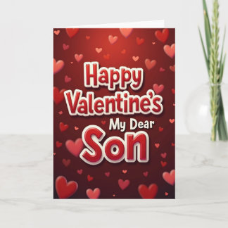 Happy Valentines Son Card Karte