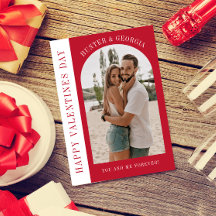 Happy Valentines Tag Modernes, romantisches Foto