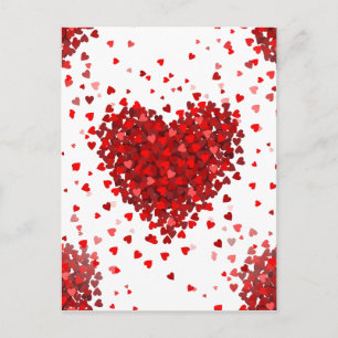 Happy Valentines Tagesherzen Feiertagspostkarte