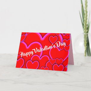 Happy Valentines to My Sweetheart Hearts Romantic Karte