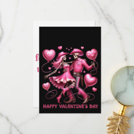 Happy Valentines - Valentinstag Card Dankeskarte