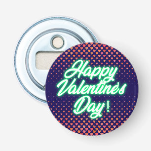 Happy Valentinstag Neon Design-23692 Flaschenöffner