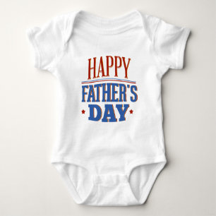Happy Vatertag Baby Strampler