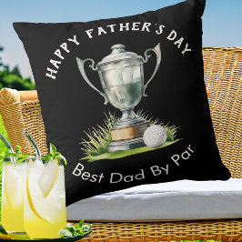 Happy Vatertag Bester Vater Par Golf Trophäe Kissen