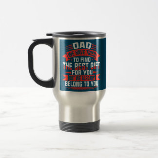 Happy Vatertag Bestes Geschenk für Vater von Reisebecher