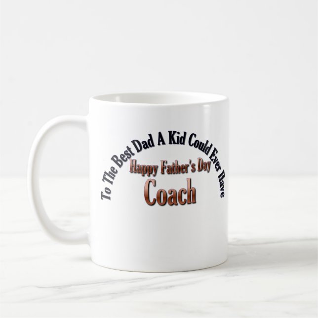 Happy Vatertag Coach Kaffeetasse (Links)