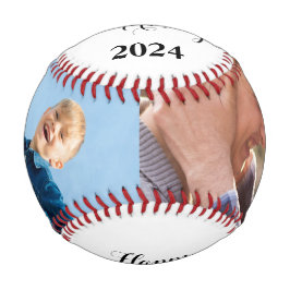 Happy Vatertag Custom 2 Foto Baseball