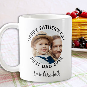 Happy Vatertag Custom Foto Bester Vater je Kaffeetasse