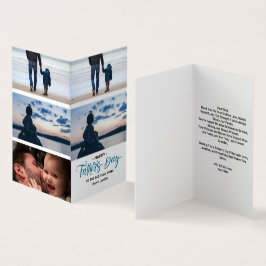 Happy Vatertag Foto Collage Card