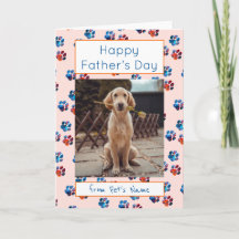 Happy Vatertag Foto Hunde Katze Pet Papa Prints