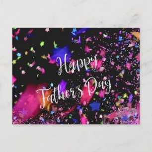 Happy Vatertag - Konzertkonzert Confetti Postkarte