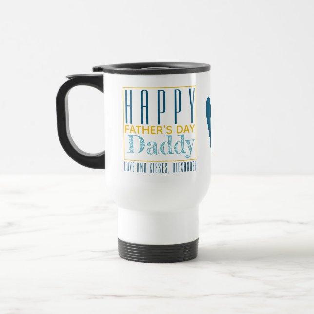 Happy Vatertag Reisen Mug Reisebecher (Links)