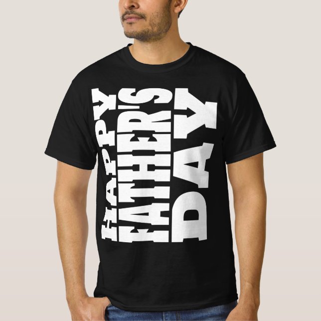 Happy Vatertag T Shirt (Vorderseite)