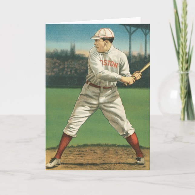 Happy Vatertag Vintag Baseball Sportkarte Karte (Vorderseite)