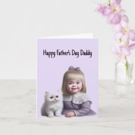 Happy Vatertag von der Tochter Karte