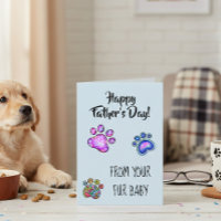 Happy Vatertag von Hunde Katze Pet Fur Baby Paws