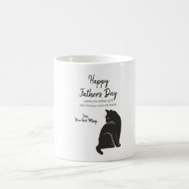 Happy Vatertag von Katze Kaffeetasse