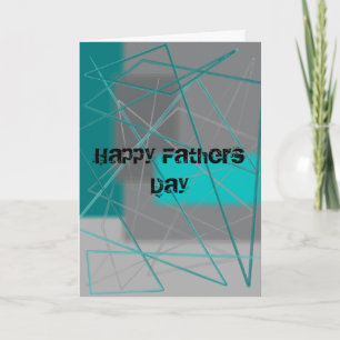 Happy Vathers Day (benutzerdefinierter Text) Karte