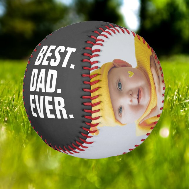 Happy Vathers Day Bester Vater je Personalisiert Baseball (Von Creator hochgeladen)