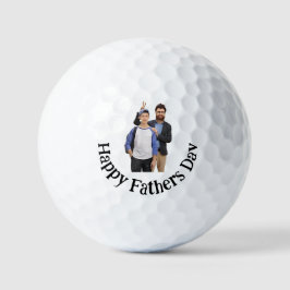 Happy Vathers Day Custom Funny Picture Golfball