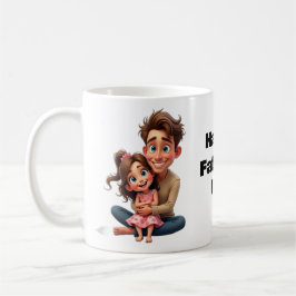 HAPPY VATHER'S DAY Geschenk für ihn Vater Husband  Kaffeetasse