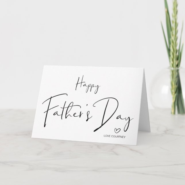 Happy Vathers Day Geschenke für Vater von Children Karte (Vorderseite)