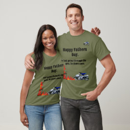 Happy Vathers Day - In das Feuer T Shirt. T-Shirt