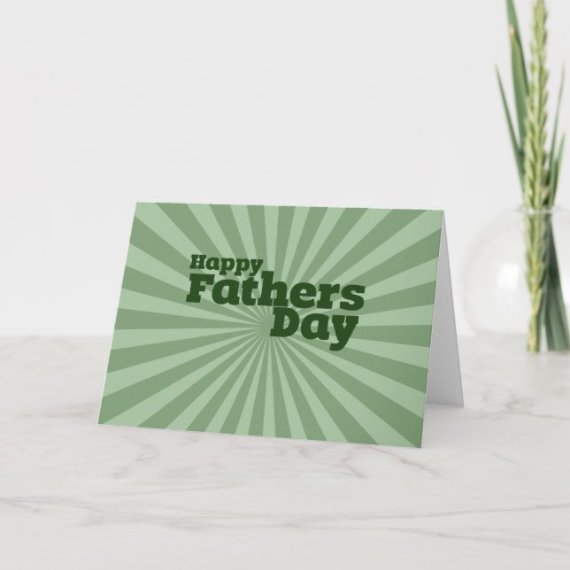 Happy Vathers Day Karte (Vorderseite)