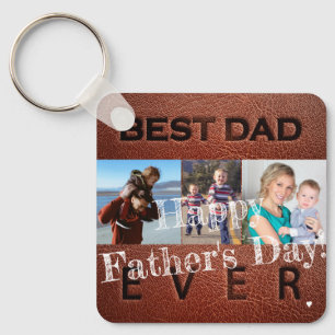 Happy Vathers Day Liebe Sie Papa 3 Fotos Schlüsselanhänger