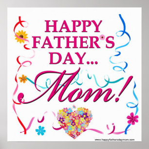 Happy Vathers Day Mama Poster