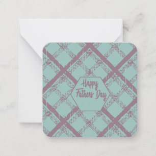 Happy Vathers Day Note Card: Mitteilungskarte