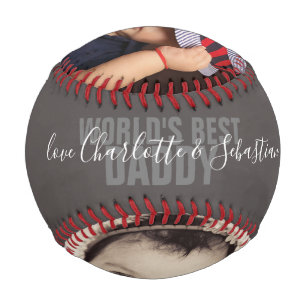 Happy Vathers Day Personalisiert Welten Bester Dad Baseball