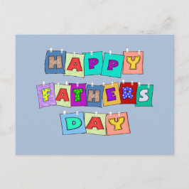 Happy Vathers Day Postkarte