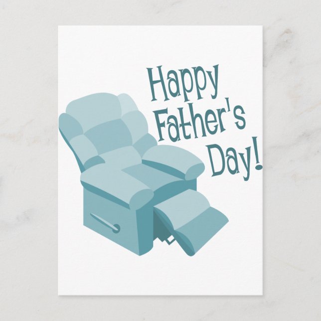 Happy Vathers Day Postkarte (Vorderseite)