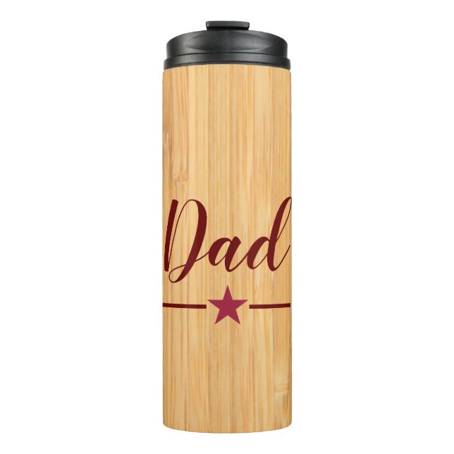 Happy Vathers Day Thermal Tumbler Geschenk für ihn Thermosbecher (Vorderseite)